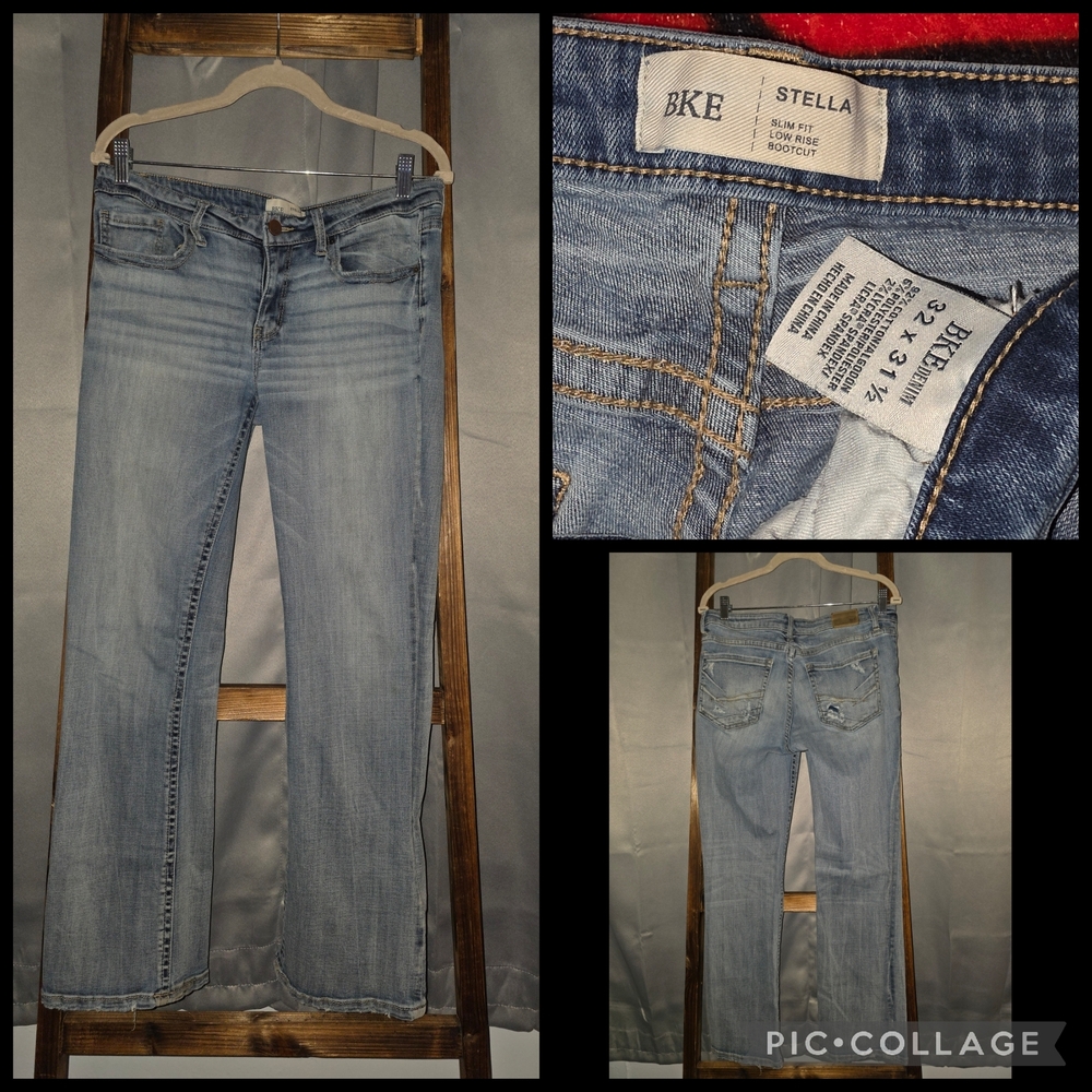 BKE Stella Light Blue Bootcut Jeans